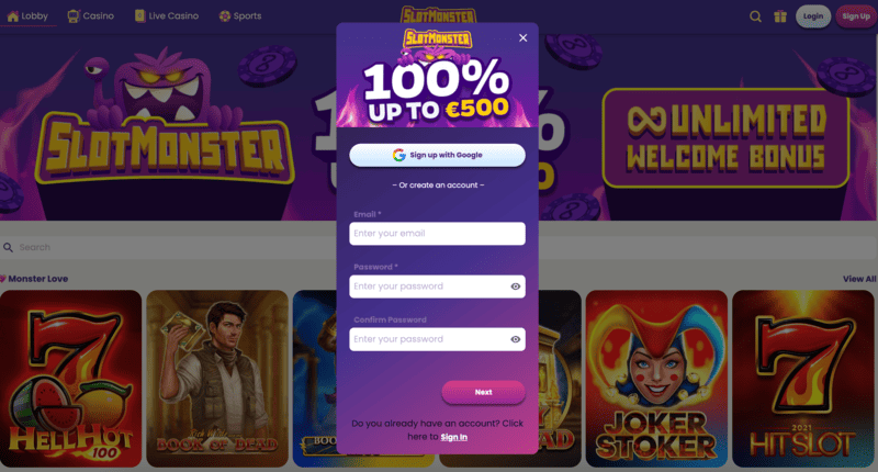 Sign up and claim a welcome bonus at an online casino in Australia