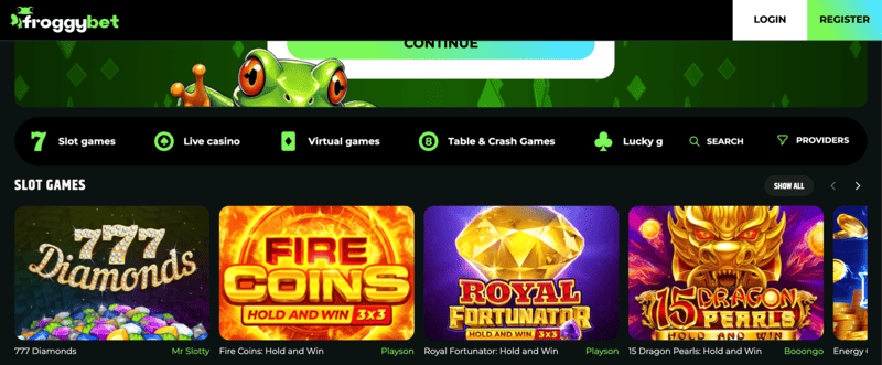 Froggybet Casino – level-based cashback and PayID support in Australia